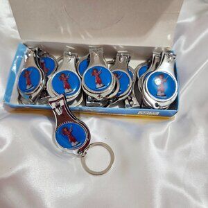 3 x15 Divine Child Nail Clipper& bottle Opener Keychain Religious Stainless Stee